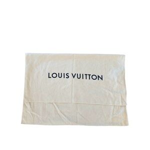Louis Vuitton Foldover Large‎ Cream Dust Storage Bag